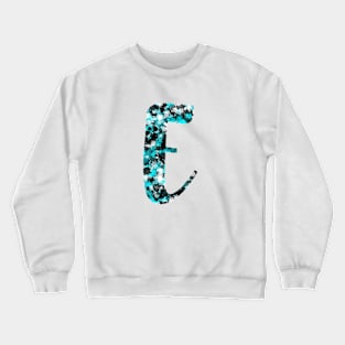 Paint Splash Letter E Crewneck Sweatshirt